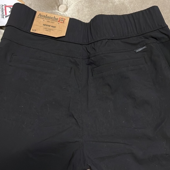 Avalanche black ripstop slim fitting pants, four-way stretch, new, small - Picture 10 of 14